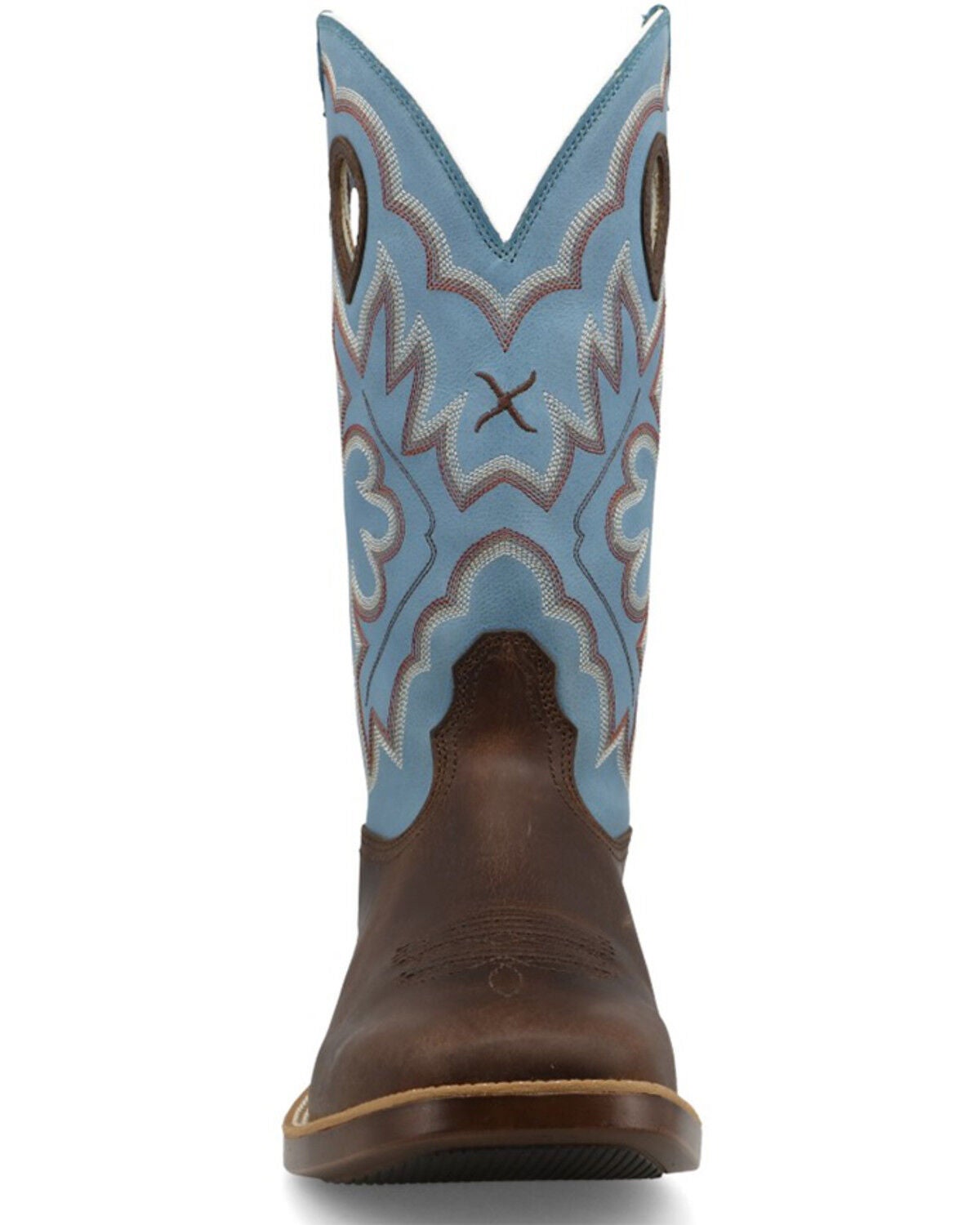 Image #4 - Twisted X Men's Top Hand Tall Performance Western Boots - Broad Square Toe, Dark Brown, hi-res