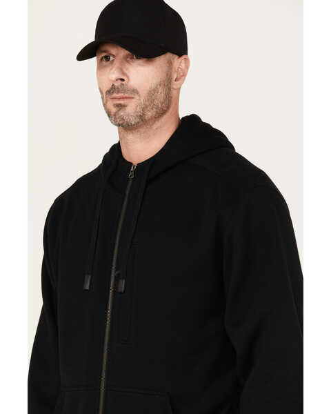 Image #2 - Hawx Men's Full Zip Thermal Lined Hooded Jacket - Big & Tall, Black, hi-res