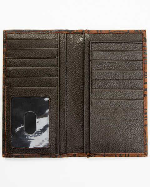 Cody James Men's Textured Leather Rodeo Wallet, Brown, hi-res
