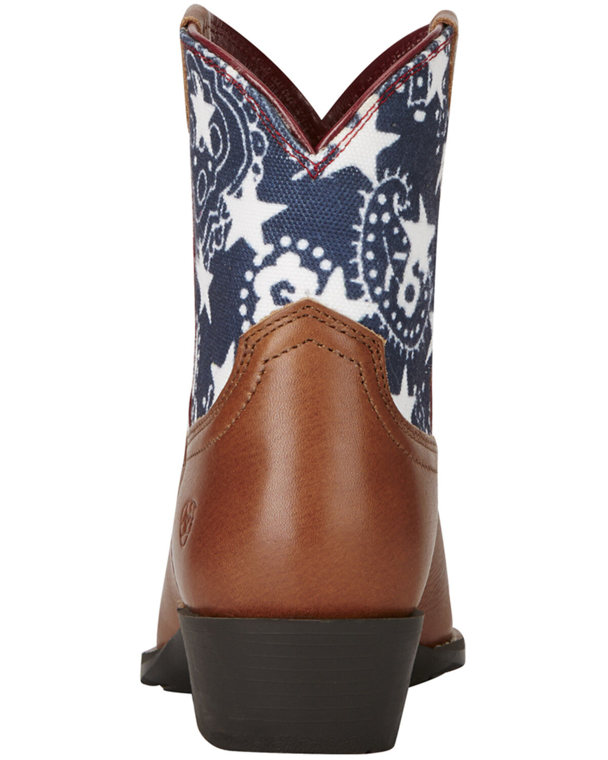 Image #5 - Ariat Girls' Stars & Stripes Boots - Snip Toe, Brown, hi-res