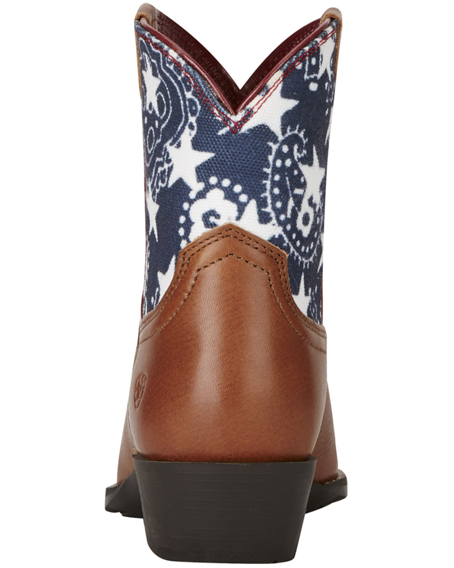 Image #5 - Ariat Girls' Stars & Stripes Boots - Snip Toe, Brown, hi-res