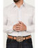 Image #3 - Rough Stock by Panhandle Men's Dobby Striped Print Long Sleeve Pearl Snap Western Shirt, White, hi-res