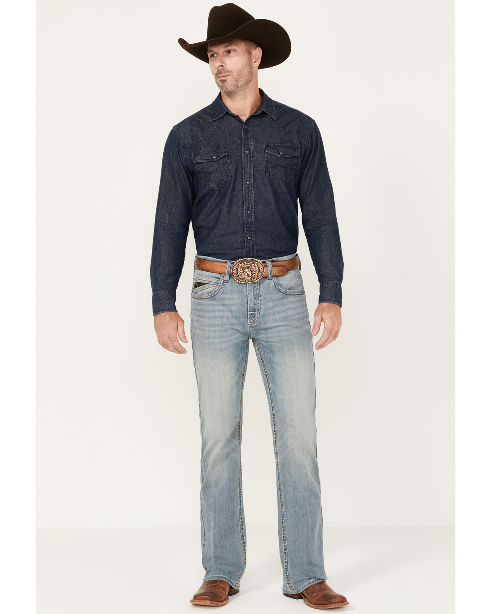 Athletic fit new arrivals bootcut jeans