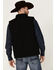 Image #4 - RANK 45® Men's Ralington Embroidered Softshell Vest , Black, hi-res