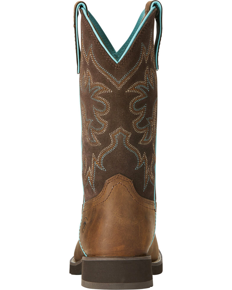 delilah round toe western boot