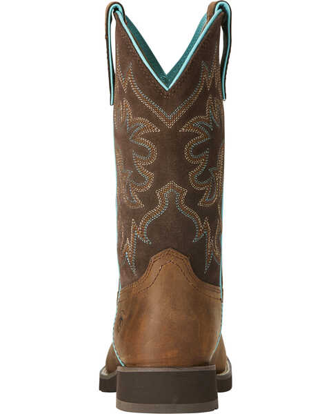 Image #5 - Ariat Women's Delilah Western Performance Boots - Round Toe, Brown, hi-res