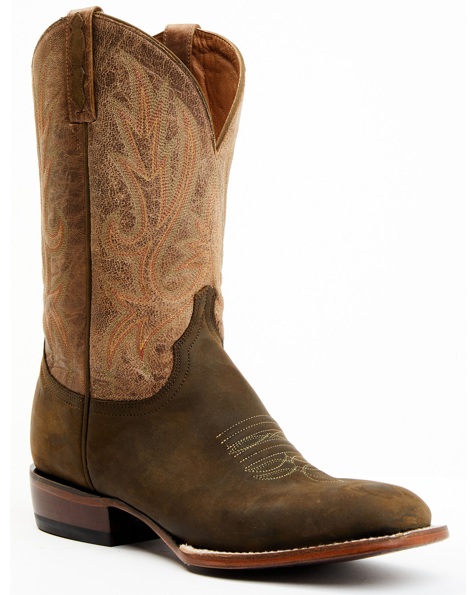 Lucchese square toe cowboy hot sale boots