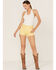 Image #1 - Levi's Women's 501 High Rise Original Denim Jean Shorts, Yellow, hi-res