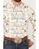 Image #3 - Dale Brisby Men's All-Over Scenic Print Long Sleeve Snap Western Shirt , Teal, hi-res