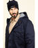 Image #5 - Hawx Men's FR Duck Hooded Work Jacket - Tall, Navy, hi-res