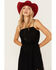 Image #3 - Shyanne Women's Chiffon Mesh Midi Dress, Black, hi-res