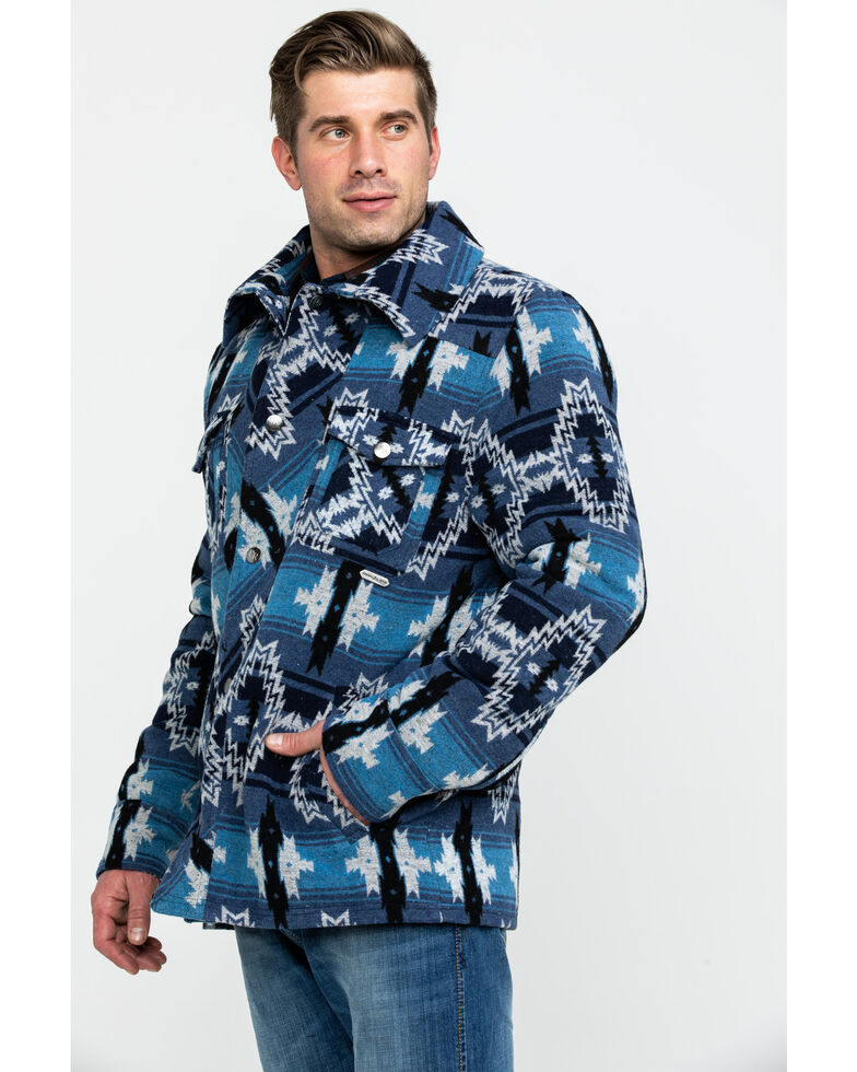 Powder River Outfitters Men's Aztec Wool Jacquard Jacket Country