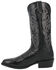 Image #3 - Dan Post Men's Mignon Western Boots - Round Toe, Black, hi-res