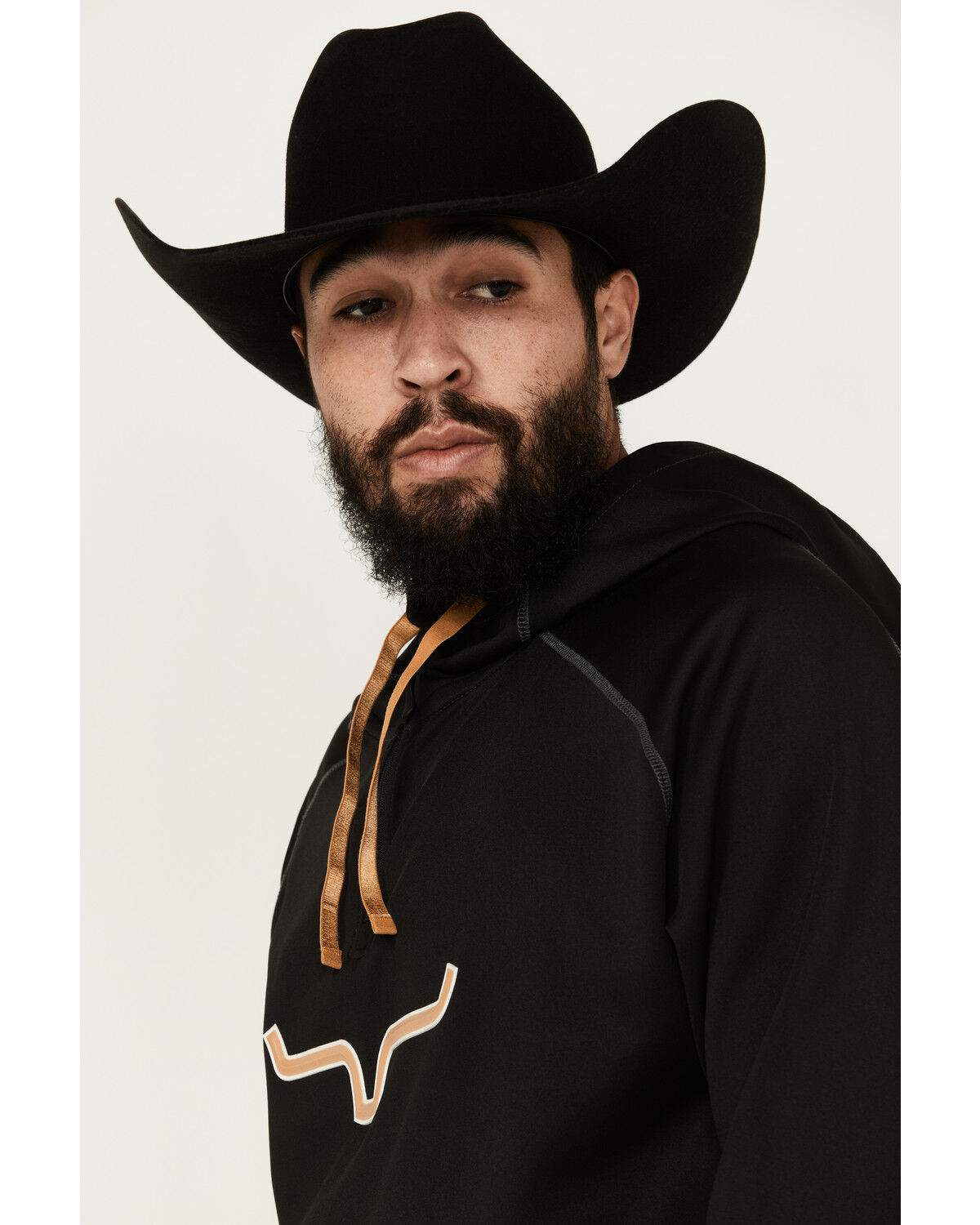 Image #2 - Kimes Ranch Men's Rockford Tech Hooded Pullover, Black, hi-res
