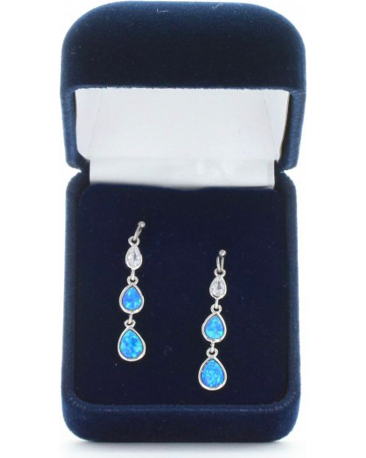 Image #2 - Montana Silversmiths Women's Silver River of Lights Falling into Water Earrings, Silver, hi-res