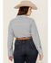 Image #4 - Ariat Women's Kirby Striped Print Long Sleeve Button-Down Stretch Western Shirt - Plus, Blue, hi-res