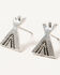 Shyanne Women's Mystic Summer 6pc Arrow Earring Set, Silver, hi-res