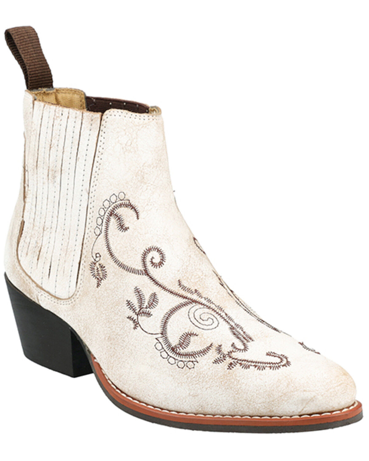 Image #1 - Smoky Mountain Women's Grace Western Boots - Round Toe, White, hi-res
