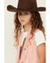 Image #2 - Shyanne Girls' Cascade Fringe Vest, Light Pink, hi-res