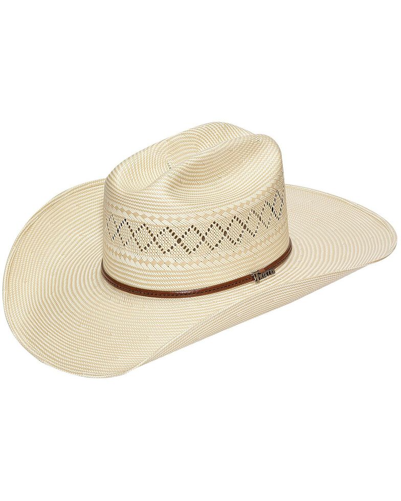 Twister 10X Shantung Straw Cowboy Hat, Natural, hi-res