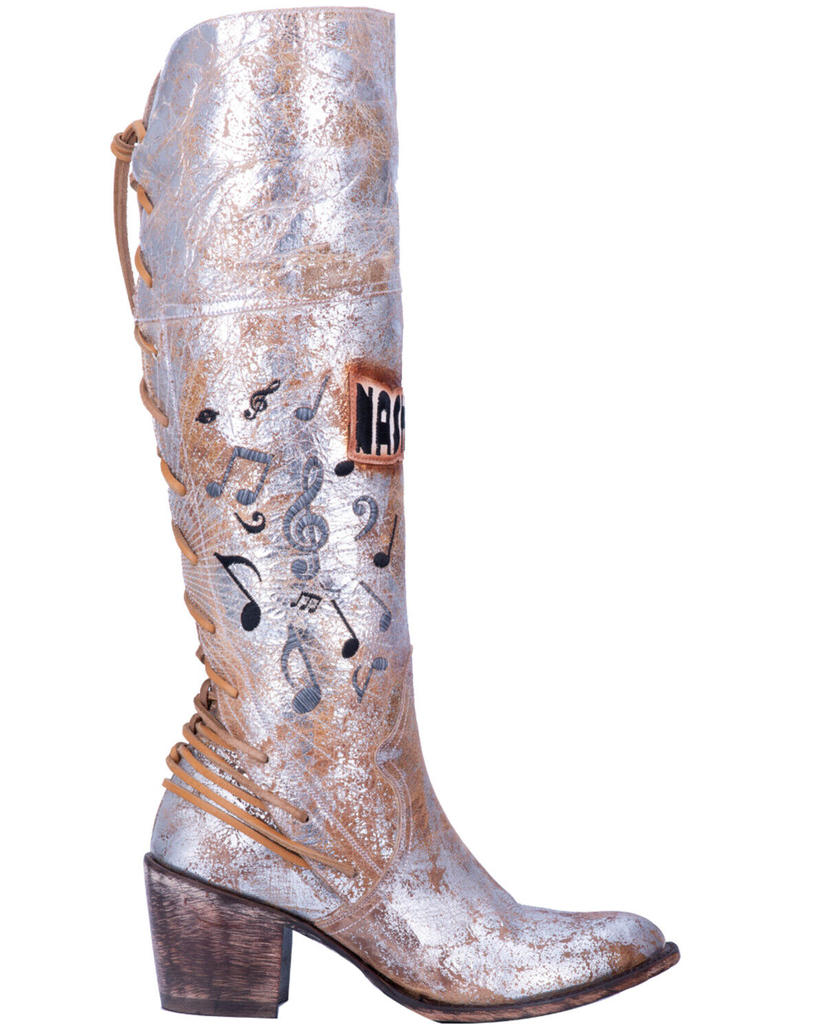 lace up cowboy boots