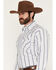 Image #2 - Panhandle Slim Men's Striped Long Sleeve Snap Stretch Western Shirt, Blue, hi-res