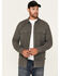 Image #1 - Brothers and Sons Men's Kelcy Herringbone Long Sleeve Button-Down Western Shirt, Black, hi-res