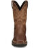 Image #4 - Justin Men's 11" Handler Pull-On Work Boots - Composite Toe, Tan, hi-res