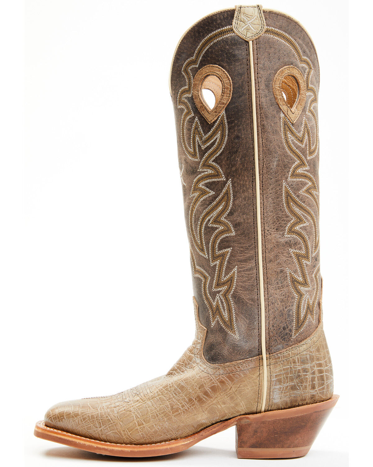 Image #3 - Twisted X Men's Buckaroo Western Boots - Broad Square Toe, Brown, hi-res