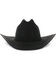 Rodeo King Men's Rodeo 5X Black Felt Cowboy Hat, Black, hi-res