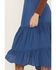 Image #3 - Idyllwind Women's Preston High-Low Midi Skirt, Blue, hi-res