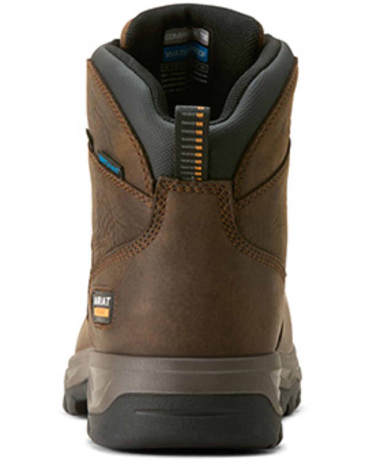 Image #3 - Ariat Men's Turbo Duratread 6" Waterproof Work Boots - Carbon Toe, Dark Brown, hi-res
