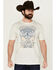 Image #1 - Moonshine Spirit Men's Tequila Skull Short Sleeve Graphic T-Shirt, Cream, hi-res