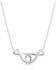 Montana Silversmiths Women's Infinity Times Infinity Necklace, Silver, hi-res