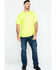Image #6 - Hawx Men's Short Sleeve Color-Enhanced Cooling Work Tee, Yellow, hi-res