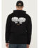 Image #1 - Ariat Men's Rebar Workman Bare Knuckle Hooded Sweatshirt, Black, hi-res