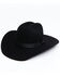 Image #1 - Serratelli Shovel Flange 8X Felt Cowboy Hat , Black, hi-res