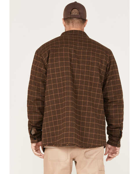 Image #4 - Hawx Men's Sherpa Lined Shirt Jacket, Pecan, hi-res