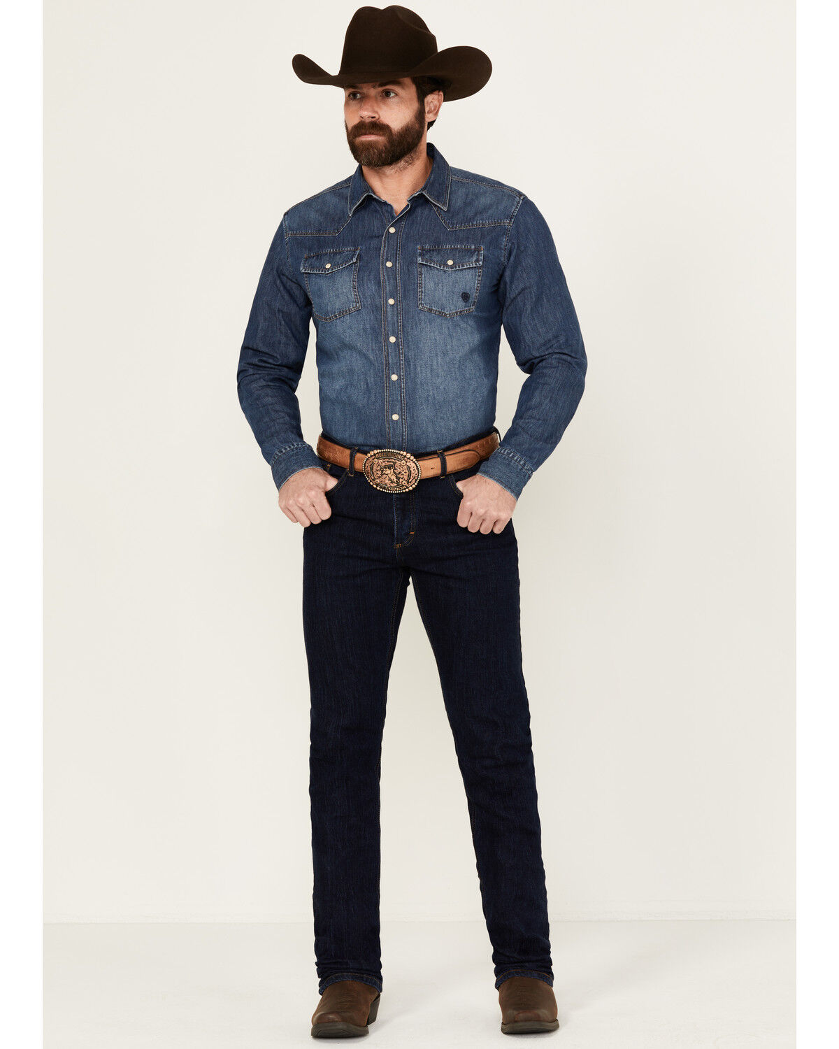 Image #1 - Kimes Ranch Men's Wayne Stretch Slim Straight Jeans, Indigo, hi-res
