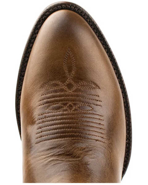Image #6 - El Dorado Men's Embroidered Design Western Boots - Medium Toe , Chocolate, hi-res