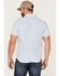 Brixton Men's Charter Teardrop Print Oxford Button Down Western Shirt , Blue, hi-res