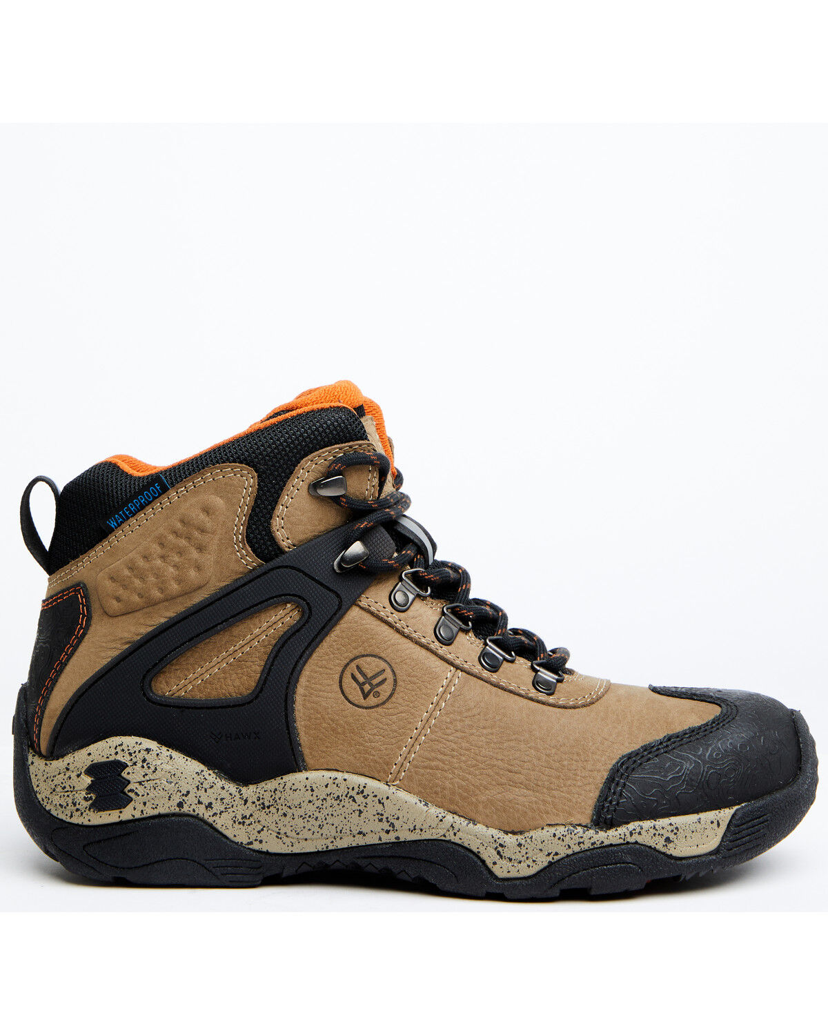 Image #2 - Hawx Men's Talon 2 Deep Taupe Waterproof Lace-Up Hiking Work Boots - Soft Toe, Taupe, hi-res