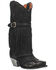 Image #1 - Dan Post Women's Bed Of Roses Western Boots - Snip Toe, Black, hi-res