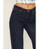 Image #2 - Wrangler Women's Dark Wash Mid Rise Weathered Rinse Heritage Flare Stretch Denim Jeans, Dark Wash, hi-res