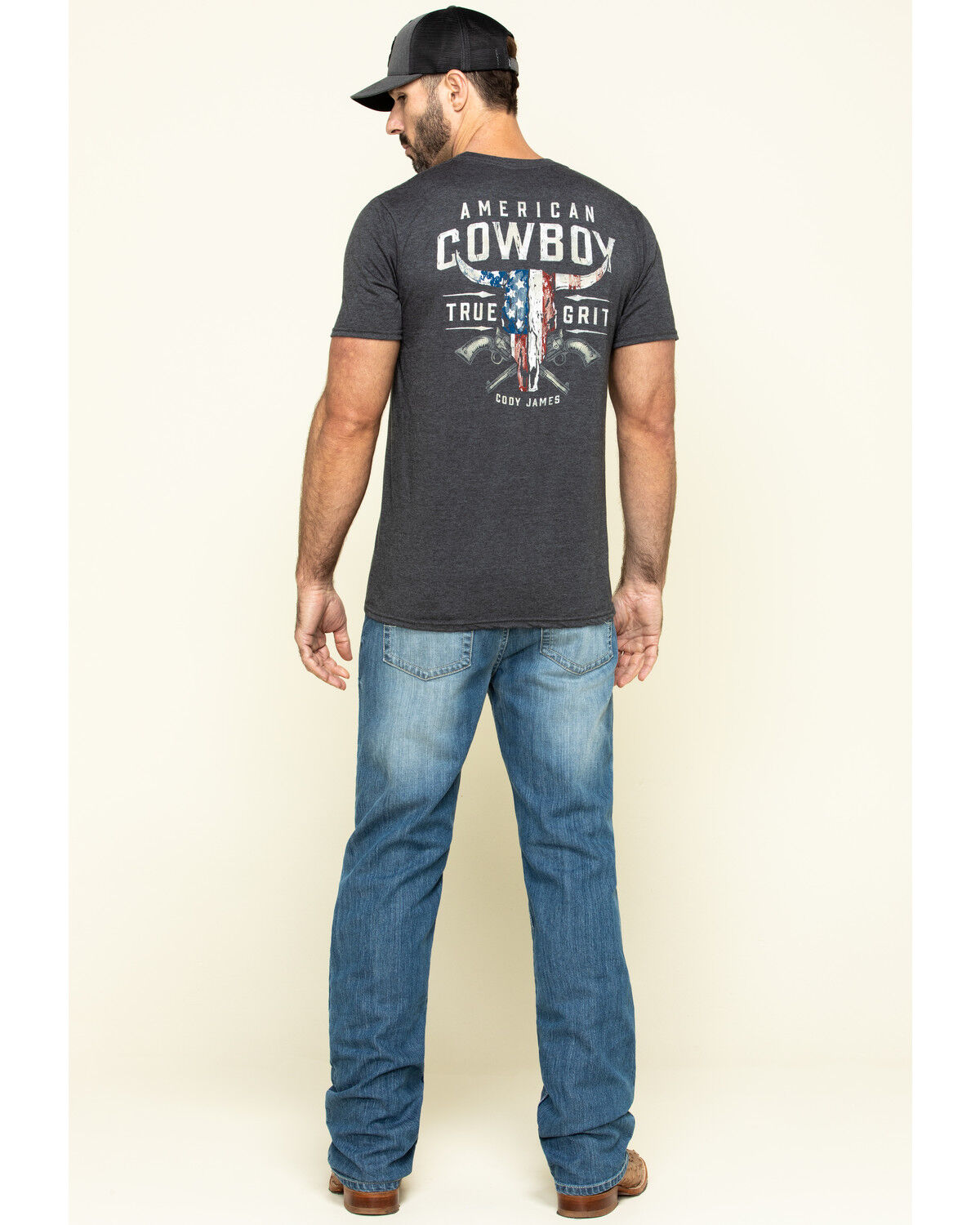 Image #5 - Cody James Men's Clovehitch Stackable Light Wash Stretch Regular Straight Jeans, Blue, hi-res