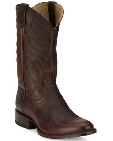 Tony Lama Men's Lenado Western Boots - Medium Toe, Brown, hi-res