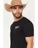 Image #3 - RANK 45&reg; Men's Bull Stampede Short Sleeve Graphic T-Shirt, Black, hi-res
