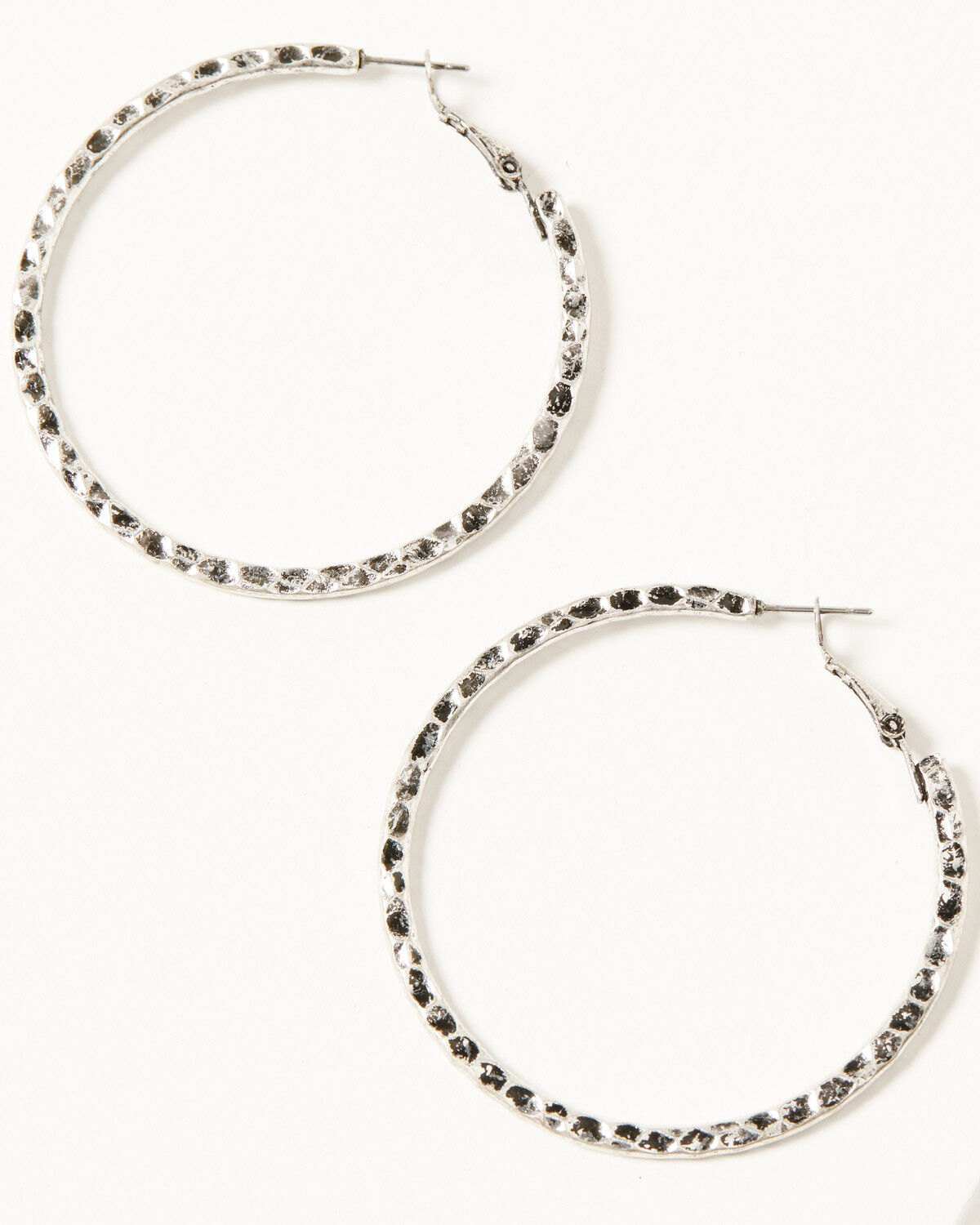 Image #1 - Shyanne Women's Luna Bella Silver Hoop Earrings, Silver, hi-res