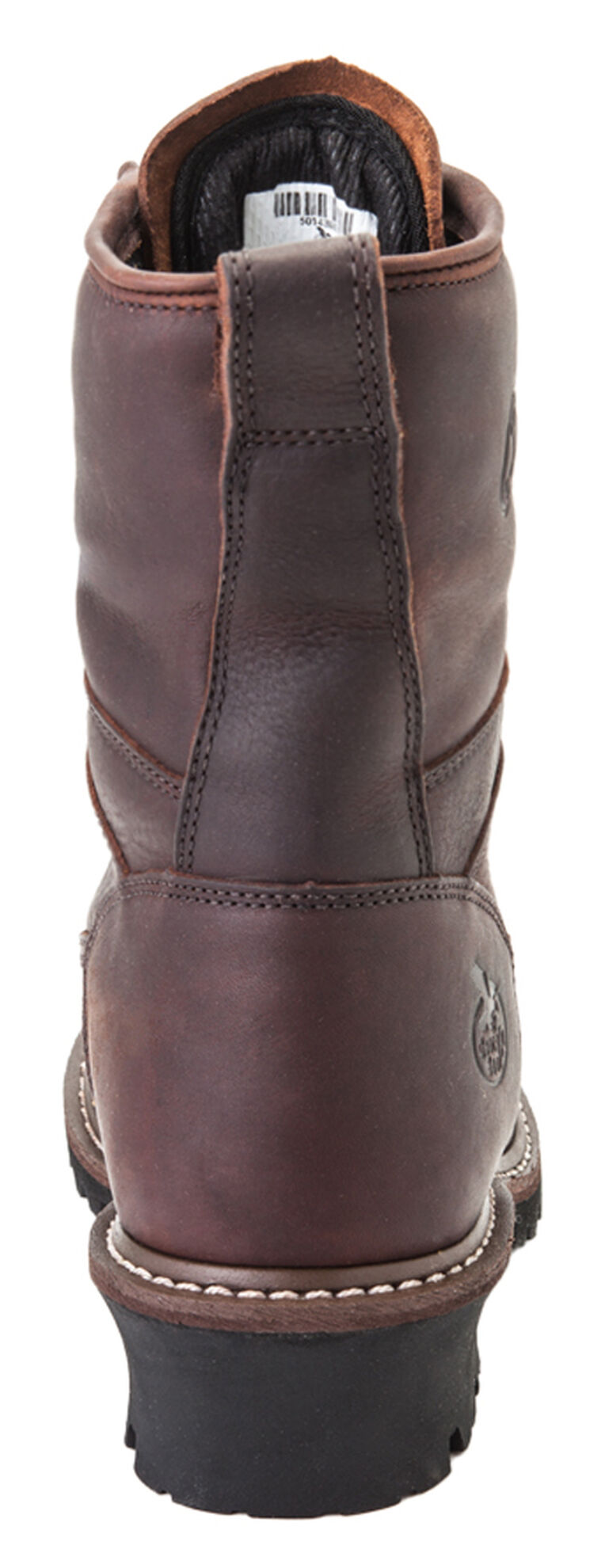 Image #7 - Georgia Boot Men's Waterproof Logger Boots - Steel Toe, Chocolate, hi-res