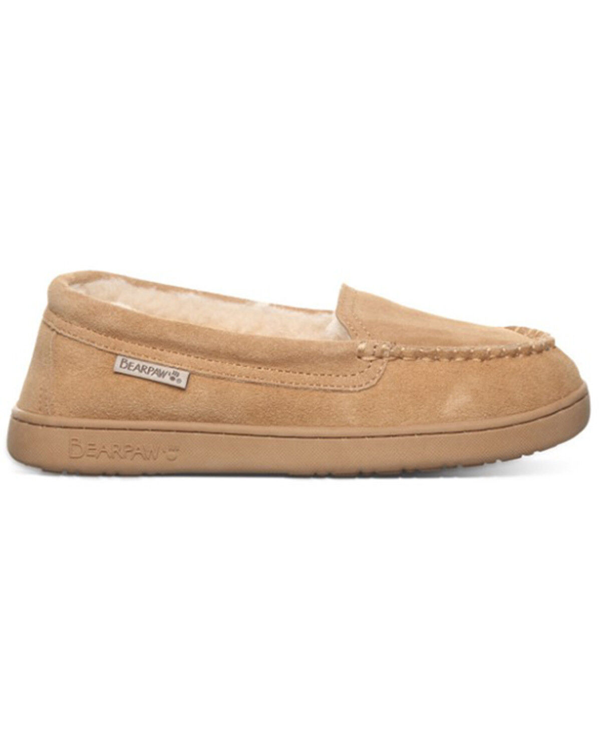 Image #2 - Bearpaw Girls' Jamie Slippers, Chestnut, hi-res